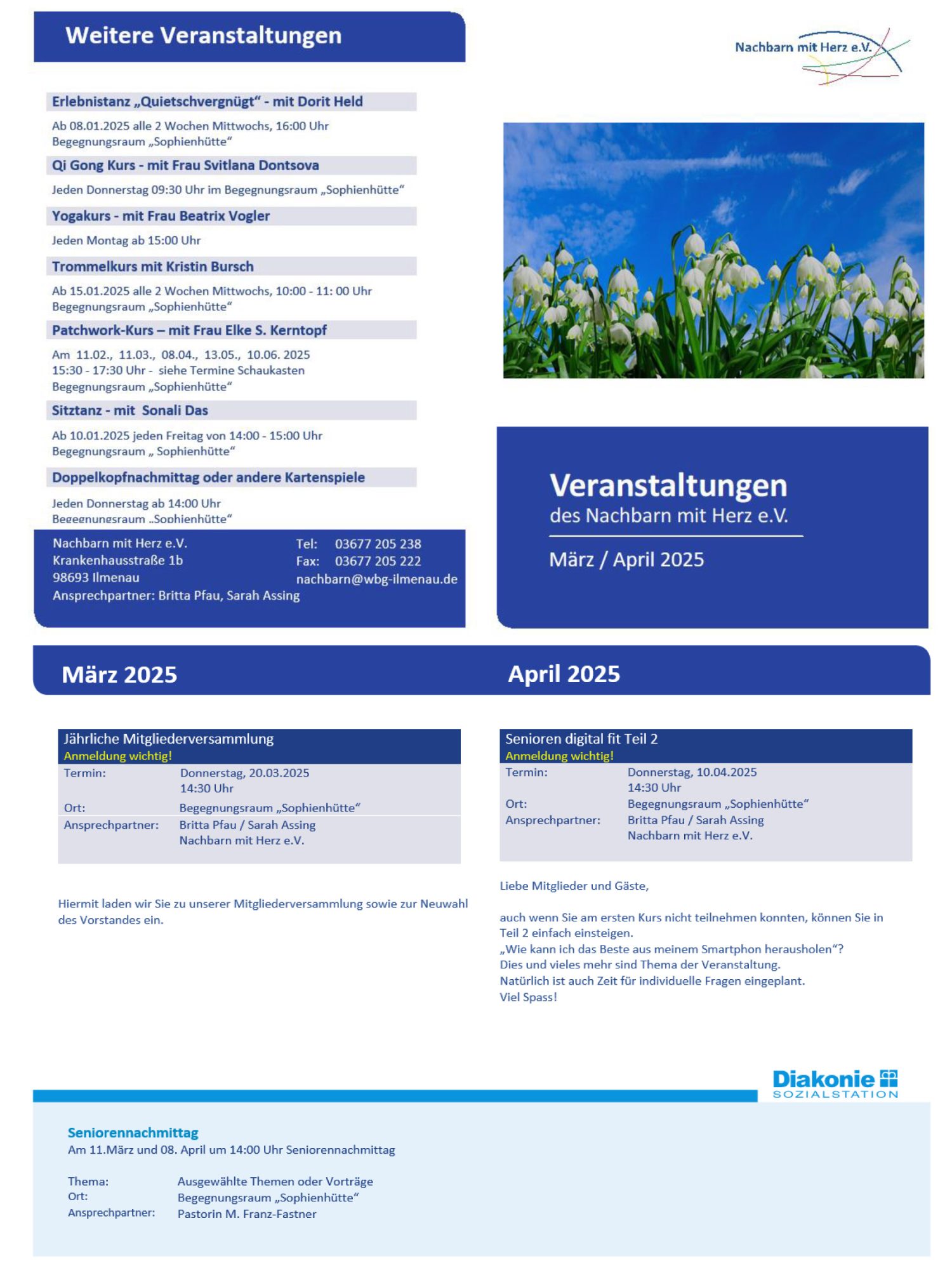 März und April 2025